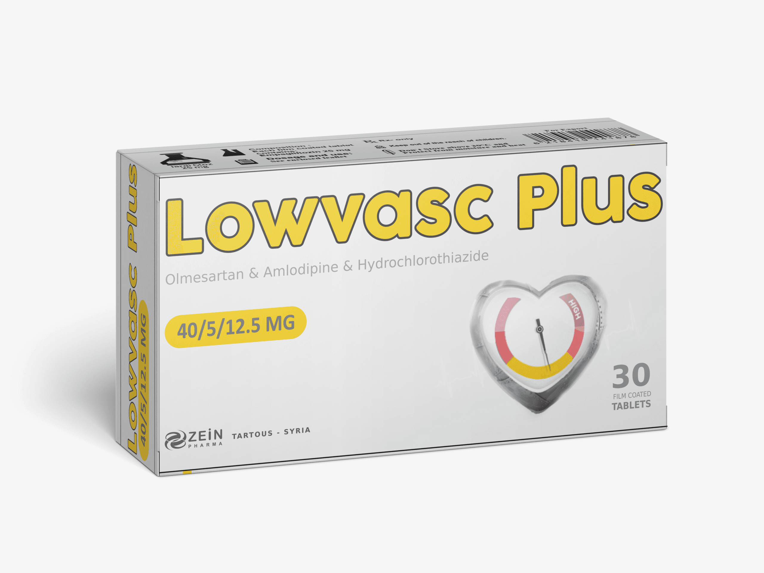 Lowvasc Plus 40/5/12.5 mg