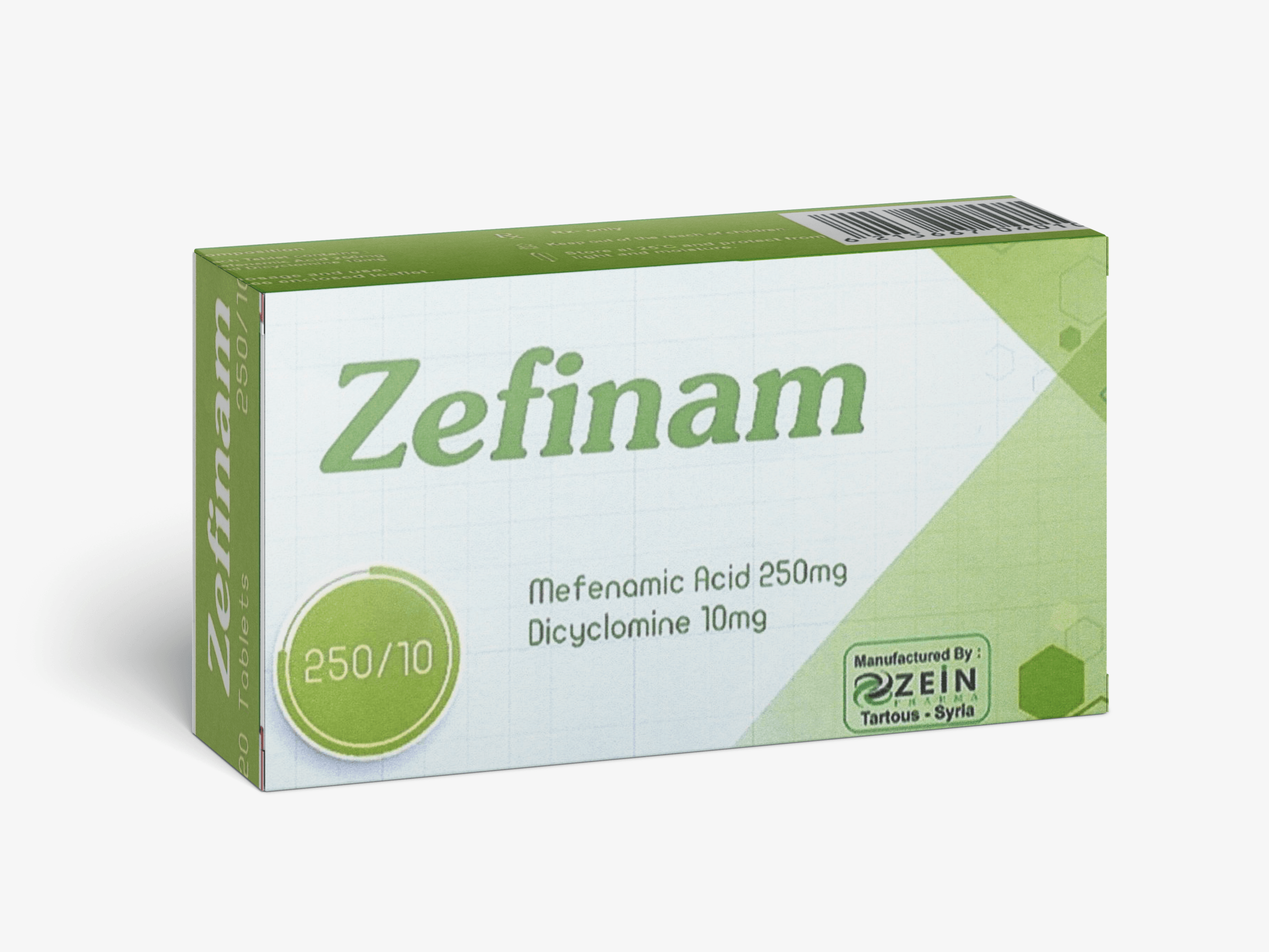 Zefinam 250/10 mg