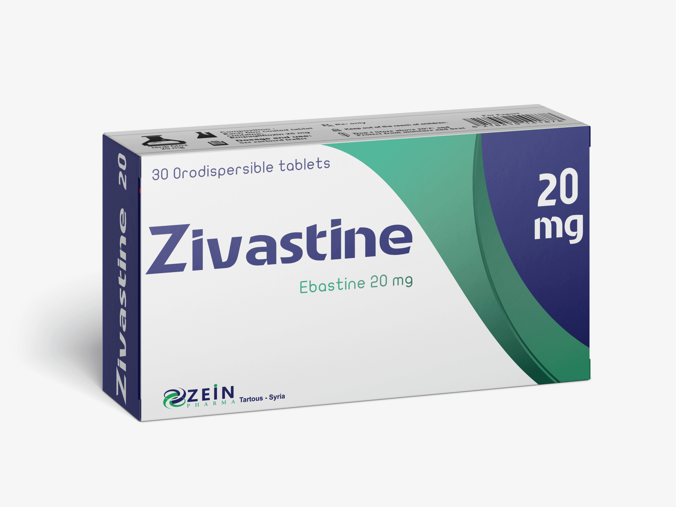 Zivastine 20 mg